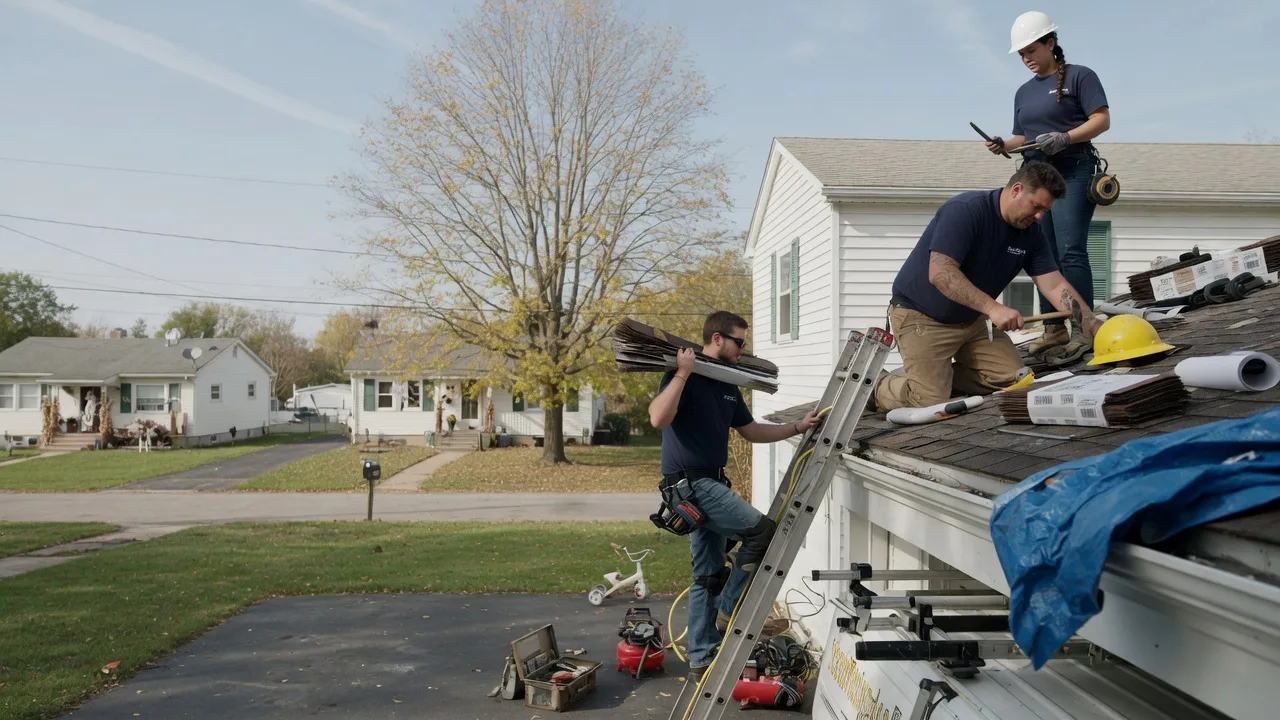 Local Roofing Contractors in Alvin, IL near me